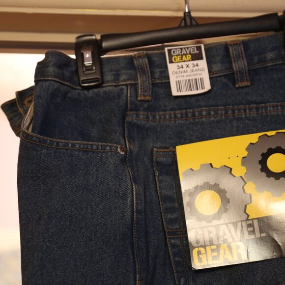 new gravel gear denim jeans 34x34 with tags - Picture 3 of 5